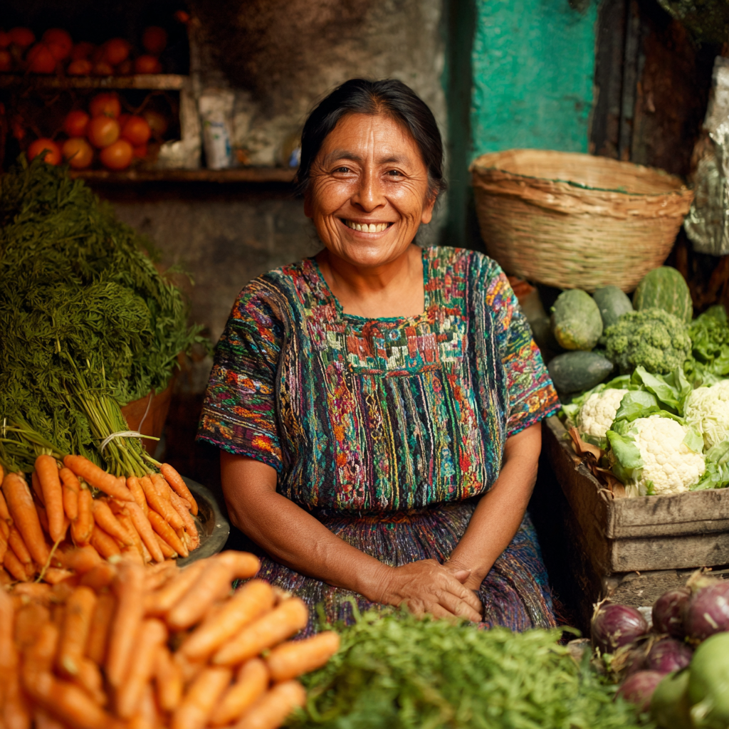 Adultos mexicanos sonrientes de mediana edad disfrutando de una comida balanceada en un ambiente relajado